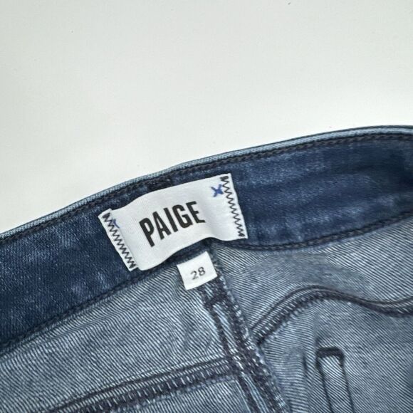 Paige Jeans Skyline Skinny Women's Size 28 Blue Med Wash Jeans - Picture 9 of 13